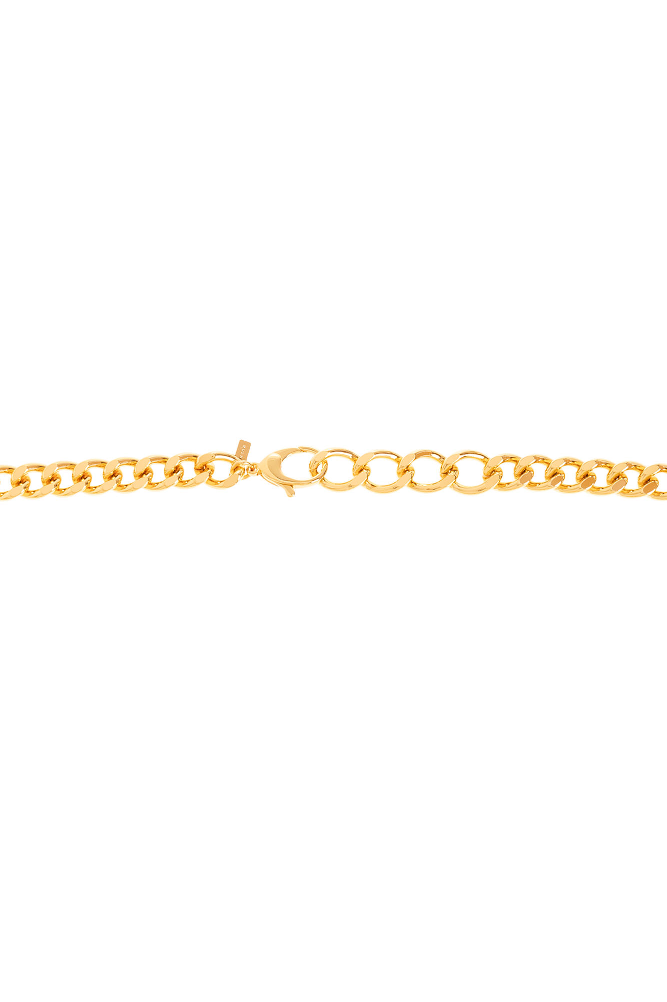 Gold Belt with logo Moschino - SchaferandweinerShops Japan